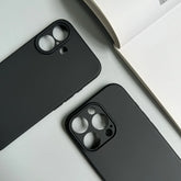 Full Black Matte Silicone Case for iPhone